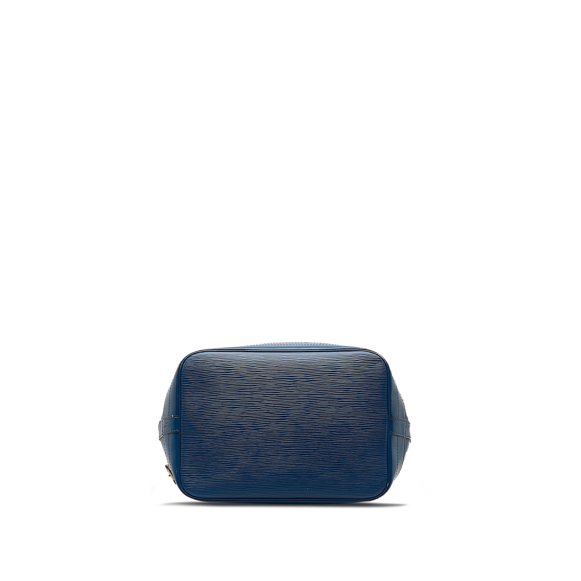 Blue Louis Vuitton Epi Noe GM Bucket Bag