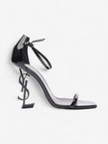 Saint Laurent Opyum Heels 110 Black Patent Leather EU 40.5 UK 7.5