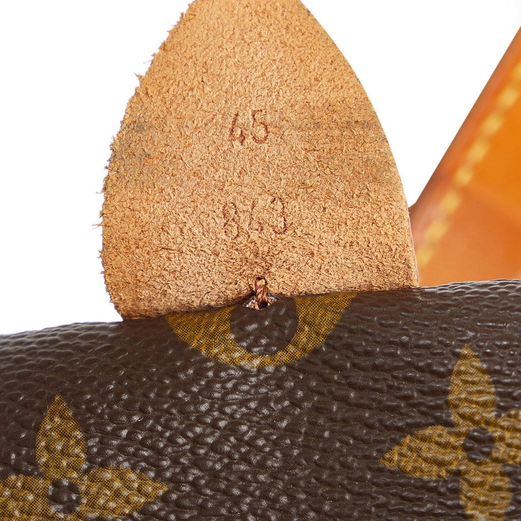 Brown Louis Vuitton Monogram Sac Souple 45 Travel Bag