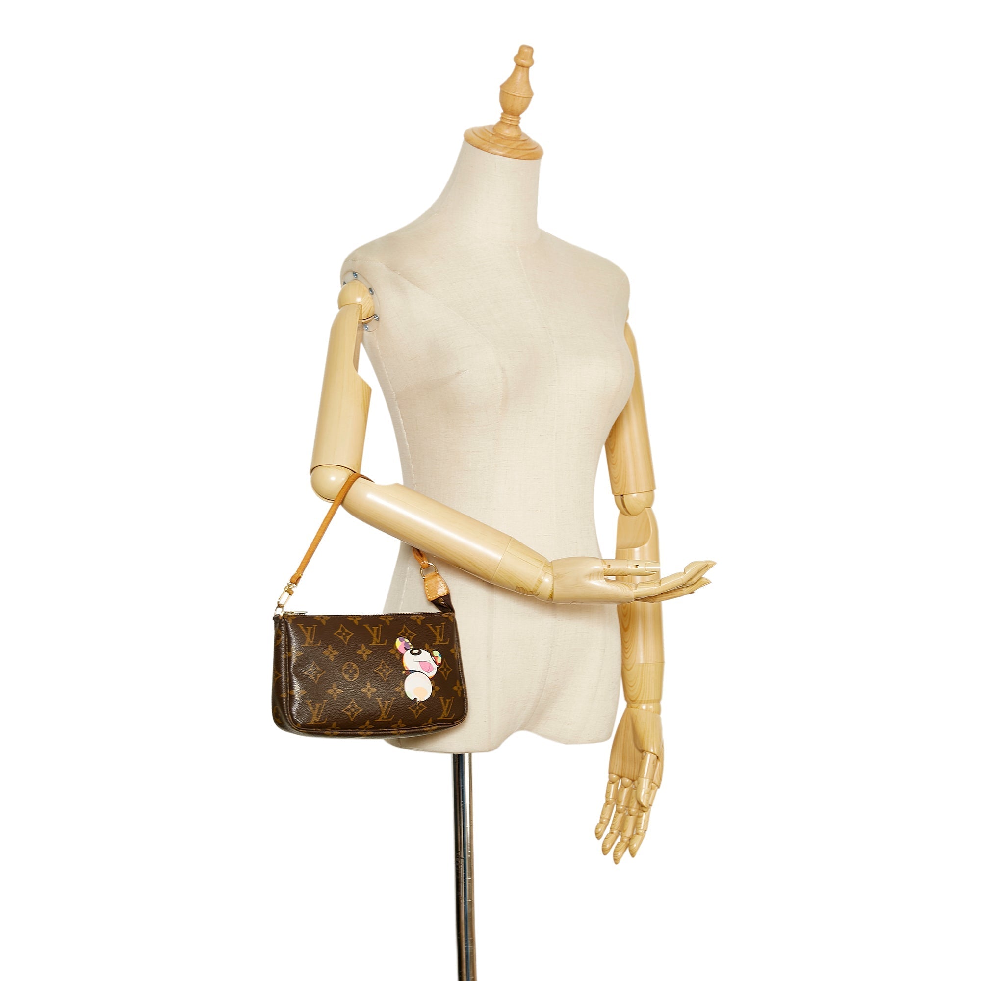 Louis Vuitton x Takashi Murakami Panda Pochette Accessoires Monogram Canvas