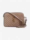 Saint Laurent Lou Camera Bag Taupe Suede