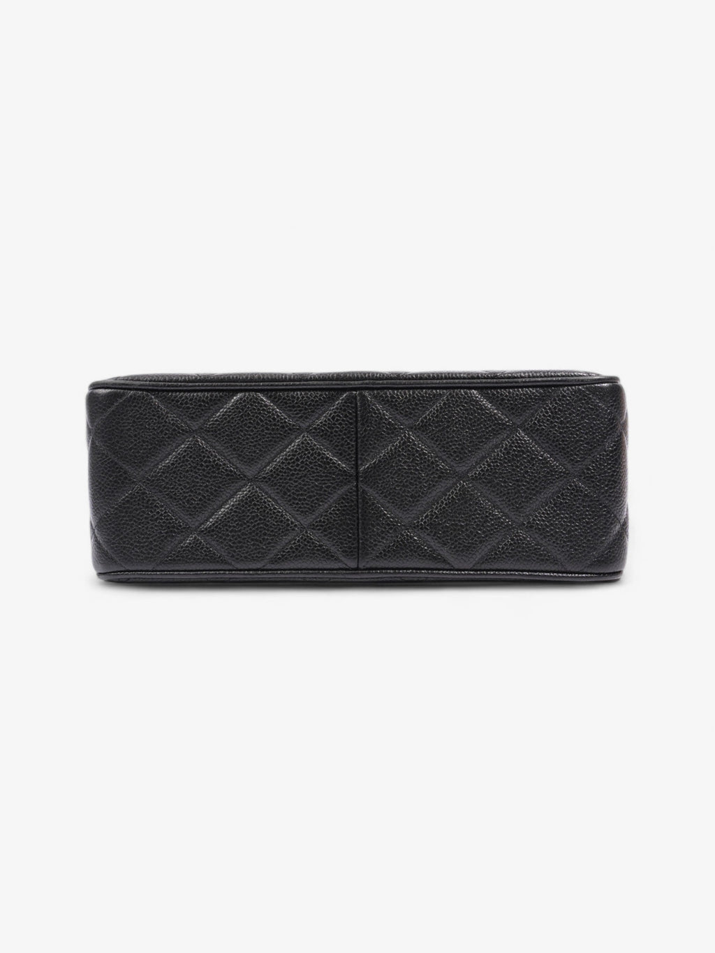 Chanel Square CC Flap Black Caviar Leather Large