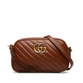 Gucci GG Marmont Small Brown MatelassÃƒÆ’Ã‚Â©