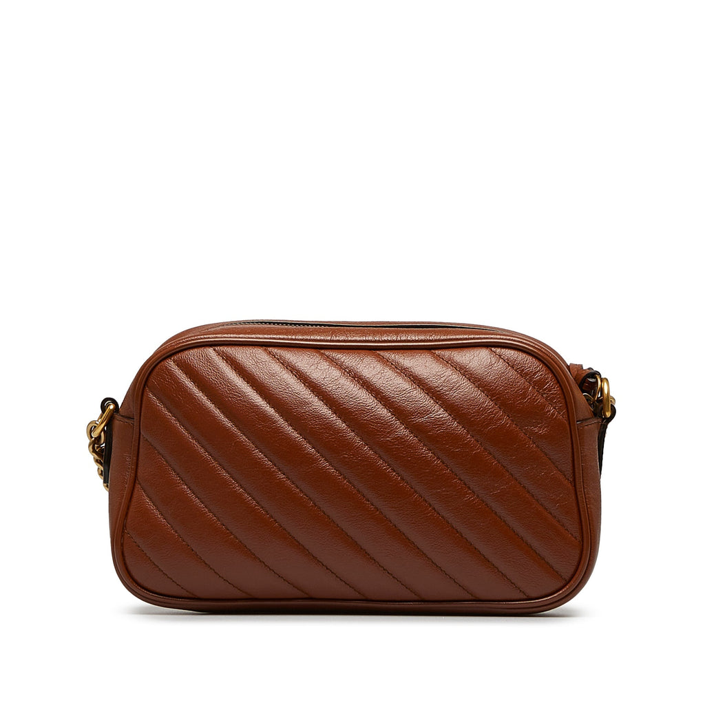 Gucci GG Marmont Small Brown MatelassÃƒÆ’Ã‚Â©