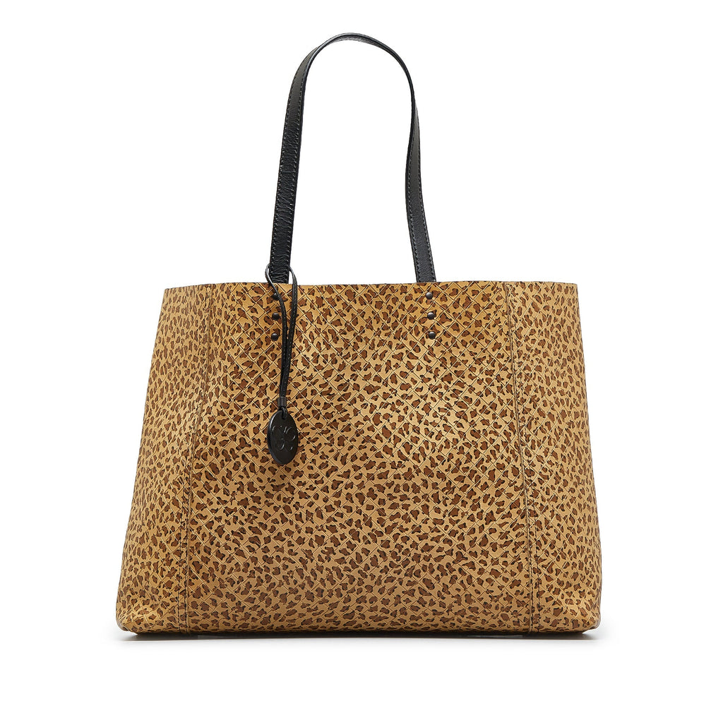 Brown Bottega Veneta Intrecciomirage Butterfly Tote Bag