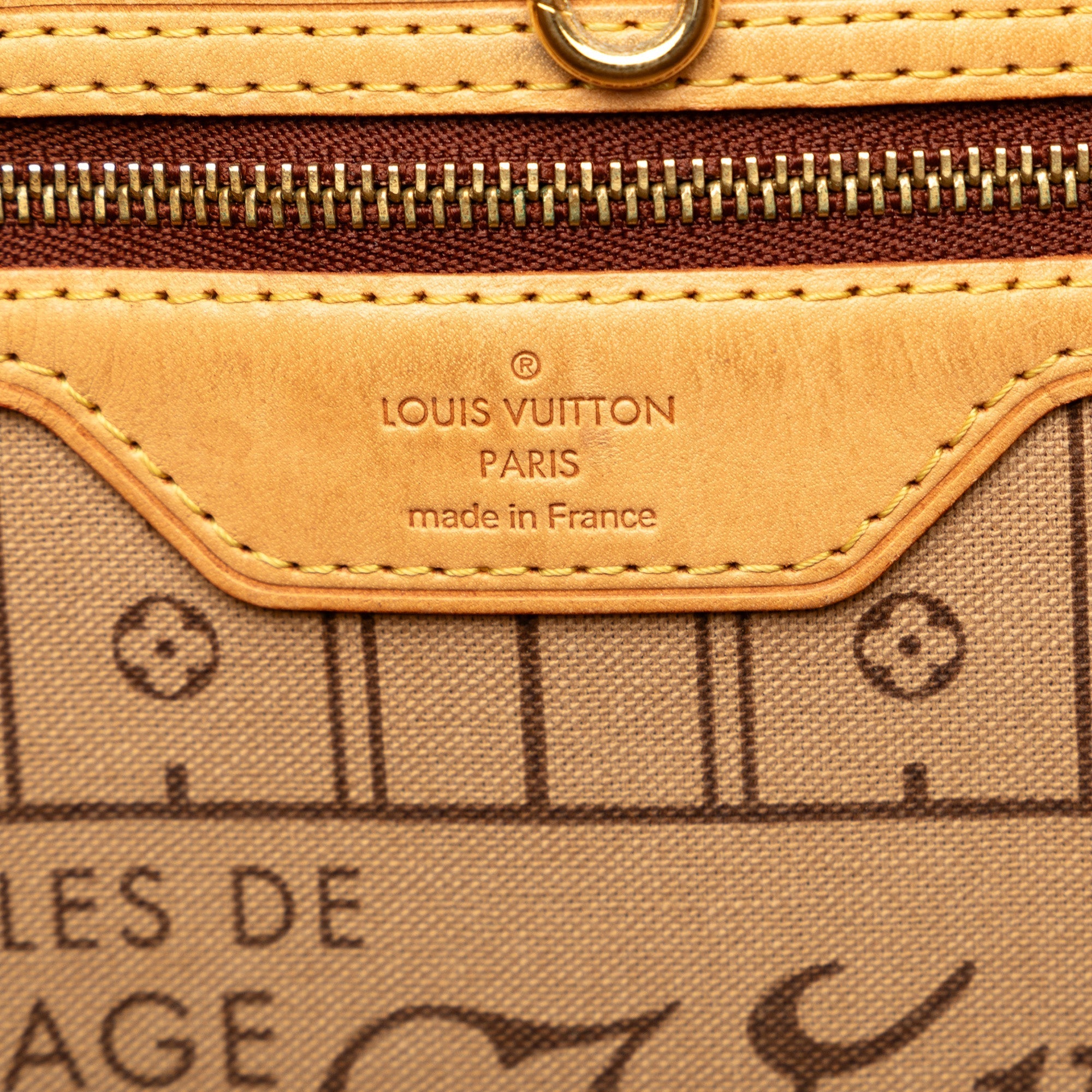 Brown Louis Vuitton Monogram Neverfull MM Tote Bag