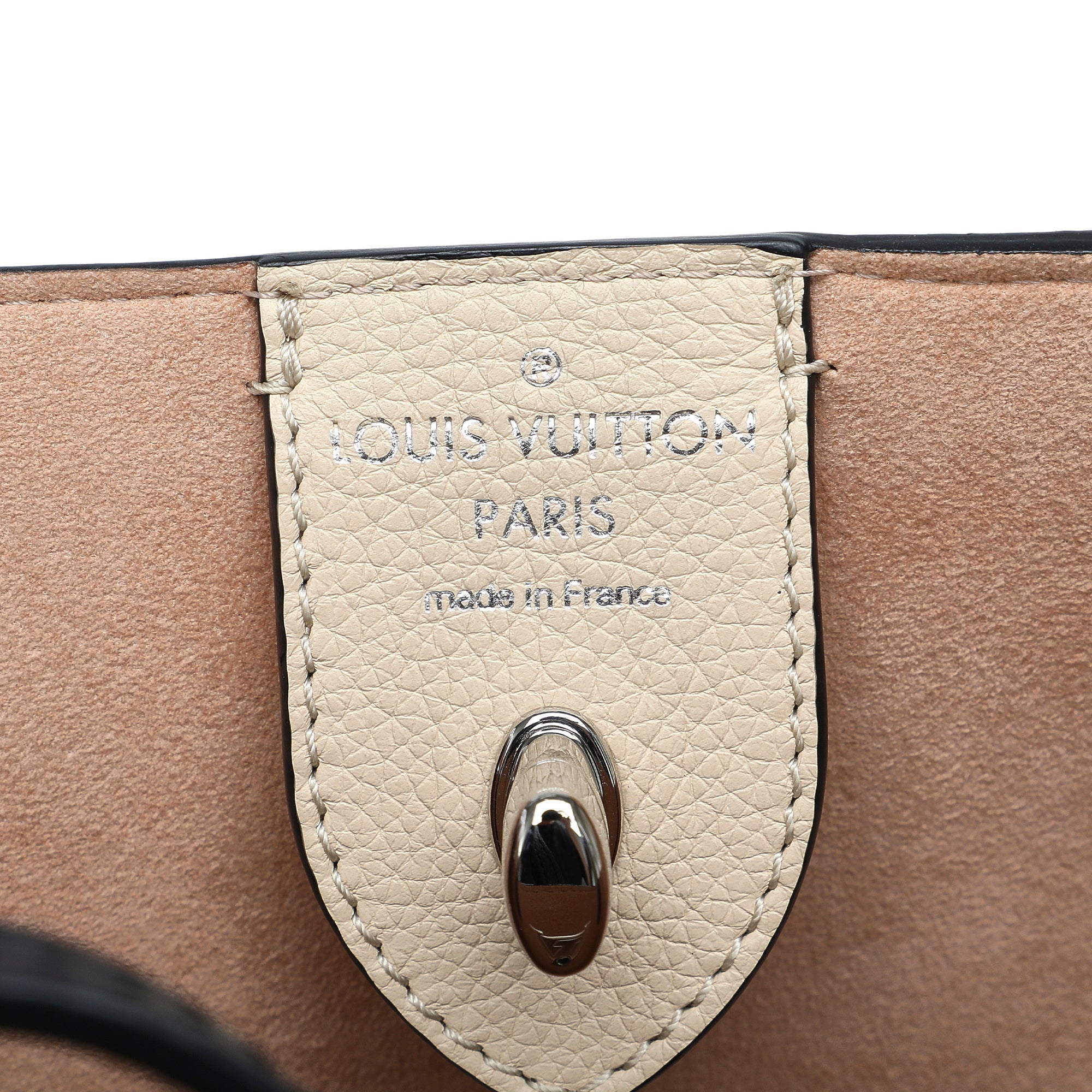 Beige Louis Vuitton LockMe Cabas Tote Bag