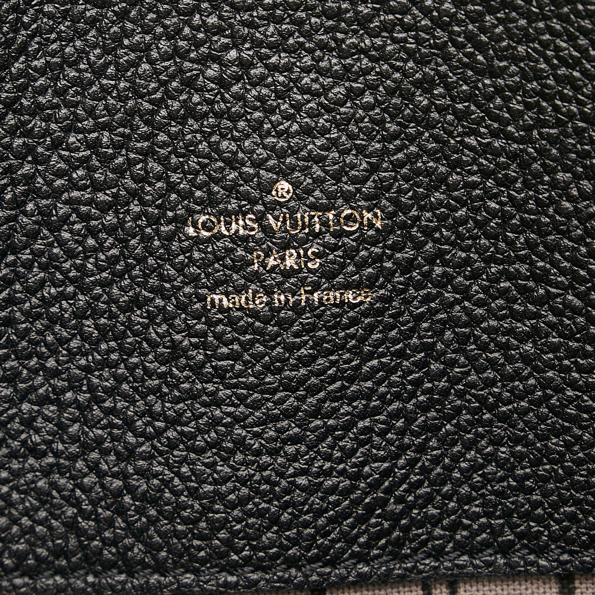 Louis Vuitton Melie Black Monogram Empreinte