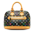 Black Louis Vuitton Monogram Multicolore Alma PM Handbag