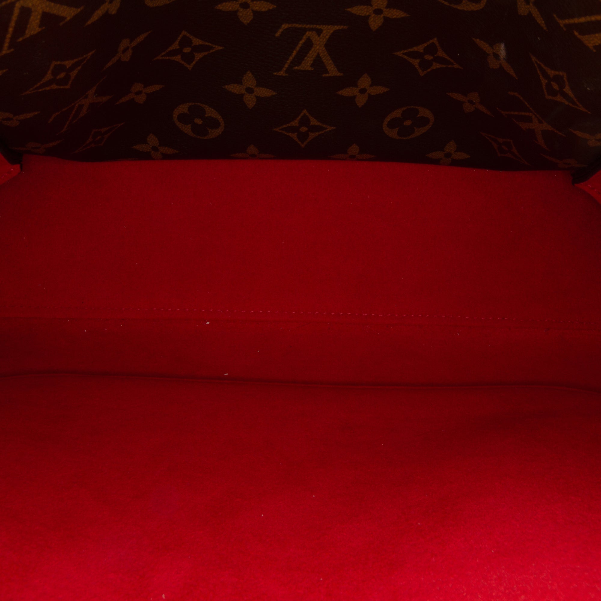 Brown Louis Vuitton Monogram Flower Tote Satchel