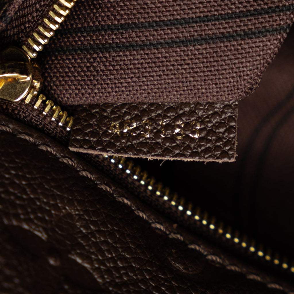 Brown Louis Vuitton Monogram Empreinte Metis Hobo Satchel