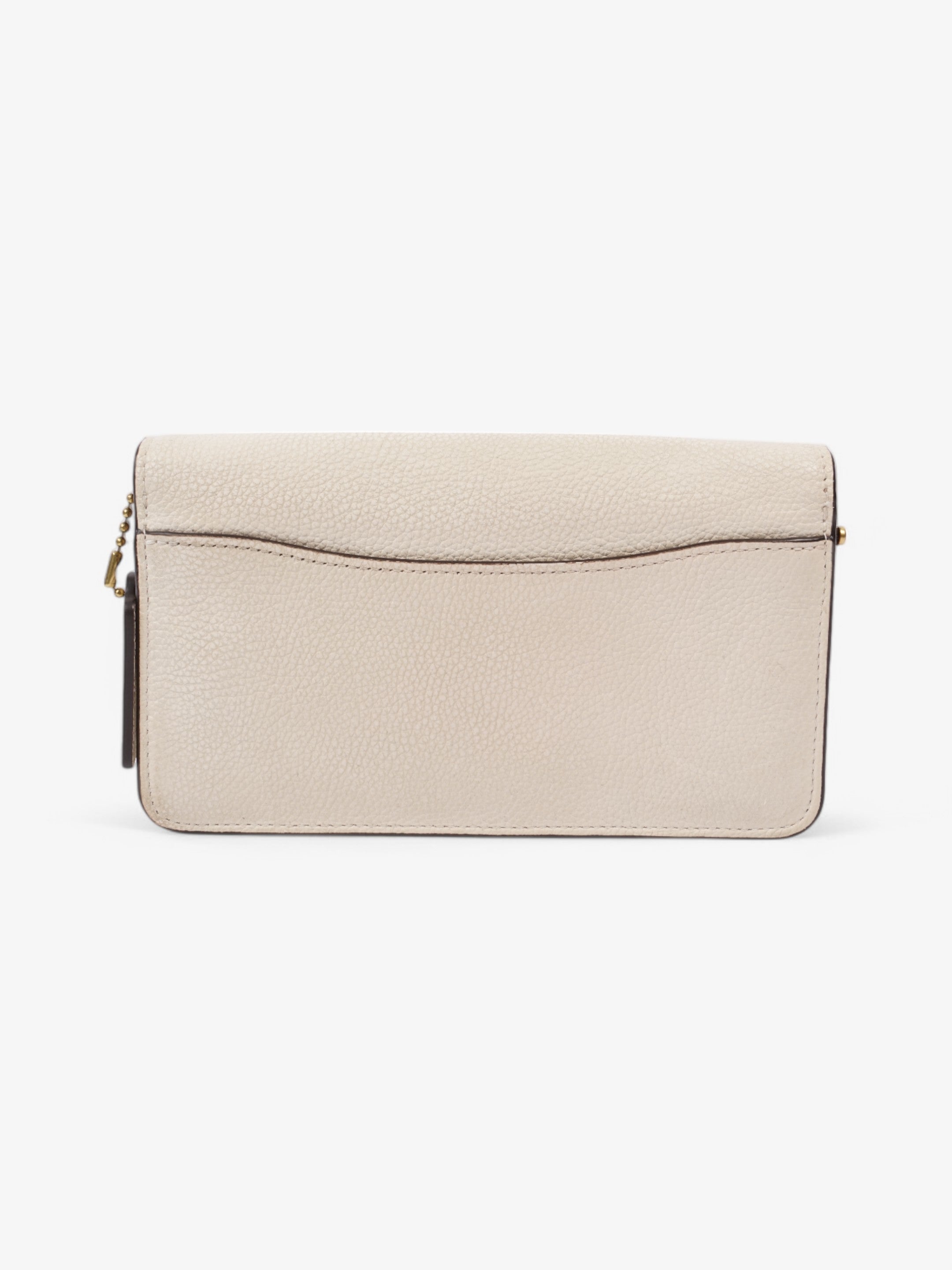 Coach Tabby Chain Cream Grained Leather