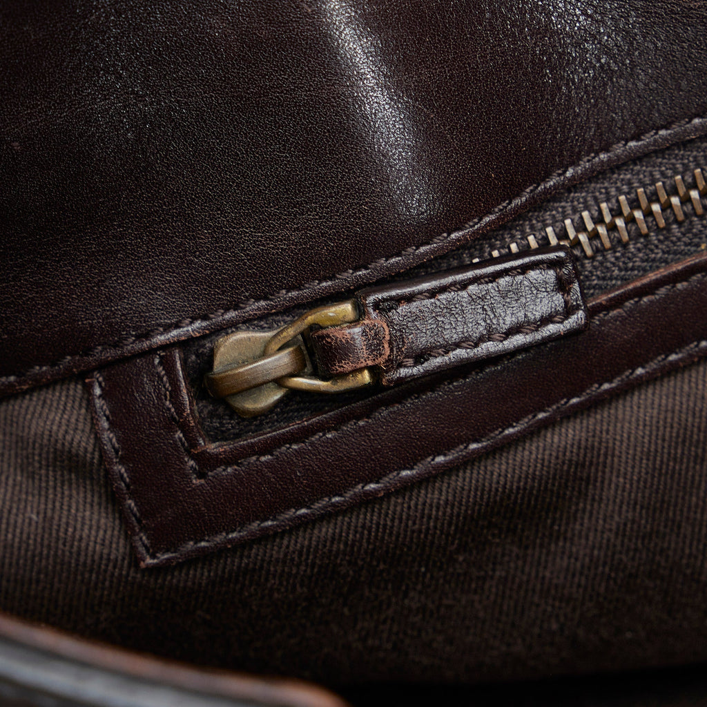 Brown Gucci Small GG Canvas Belt Tote