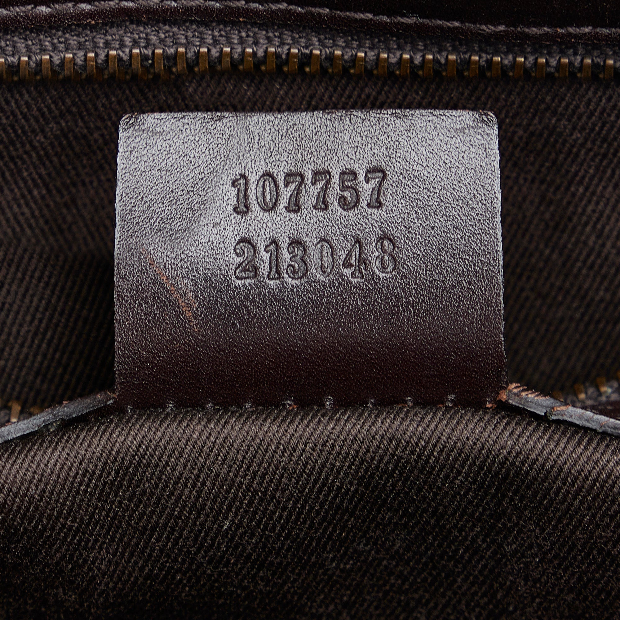 Brown Gucci Small GG Canvas Belt Tote