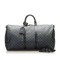 Louis Vuitton Keepall BandouliÃƒÆ’Ã‚Â¨re 55 Damier Graphite Canvas