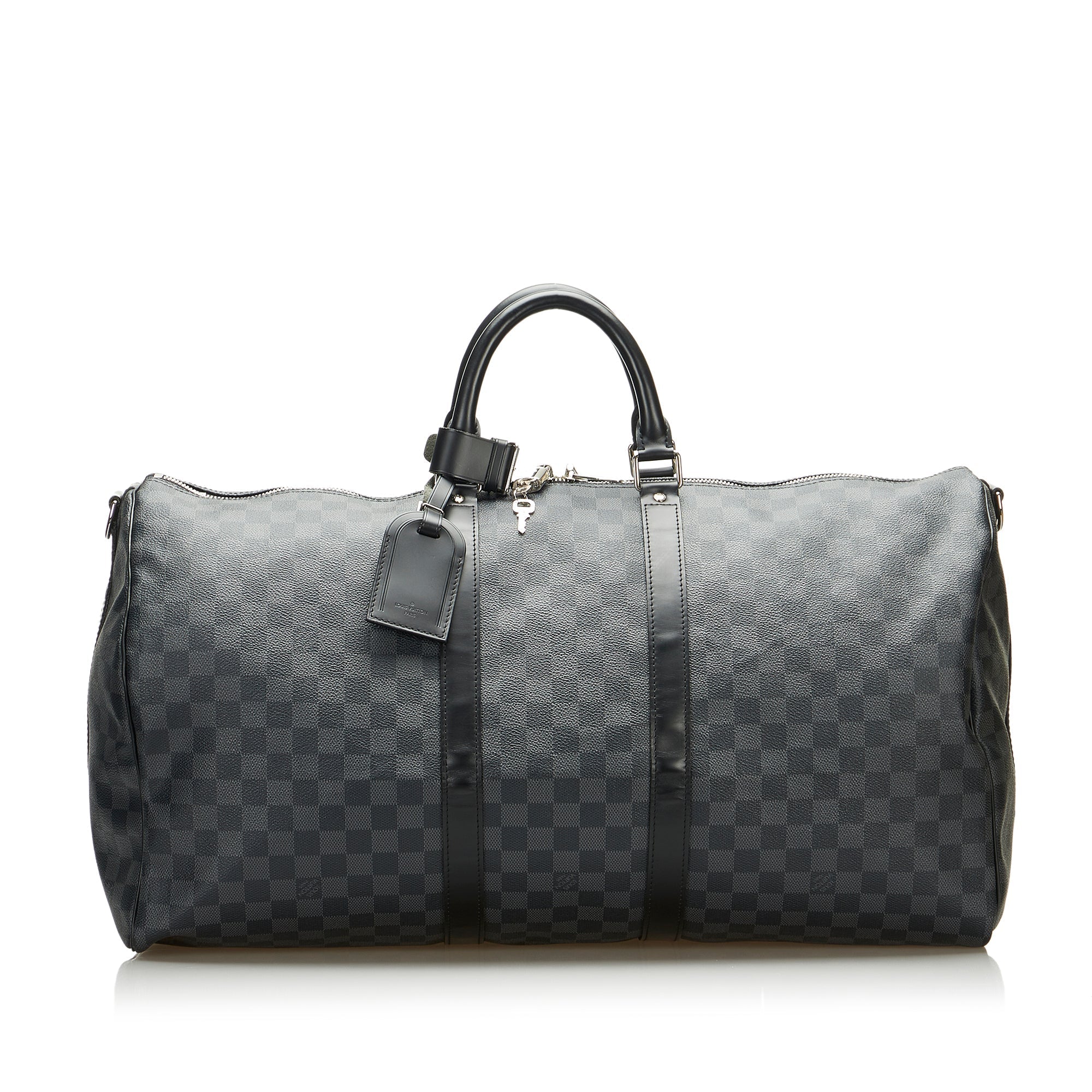Louis Vuitton Keepall BandouliÃƒÆ’Ã‚Â¨re 55 Damier Graphite Canvas