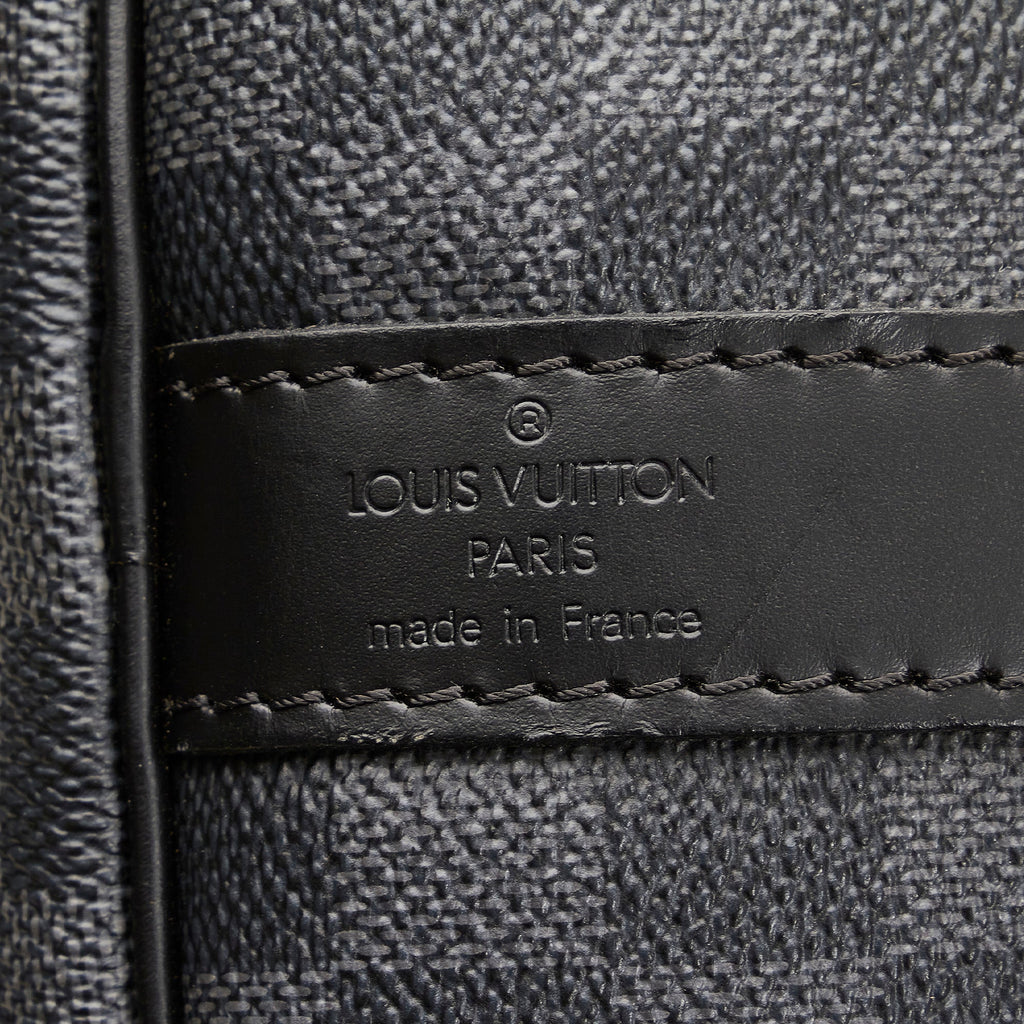 Louis Vuitton Keepall BandouliÃƒÆ’Ã‚Â¨re 55 Damier Graphite Canvas