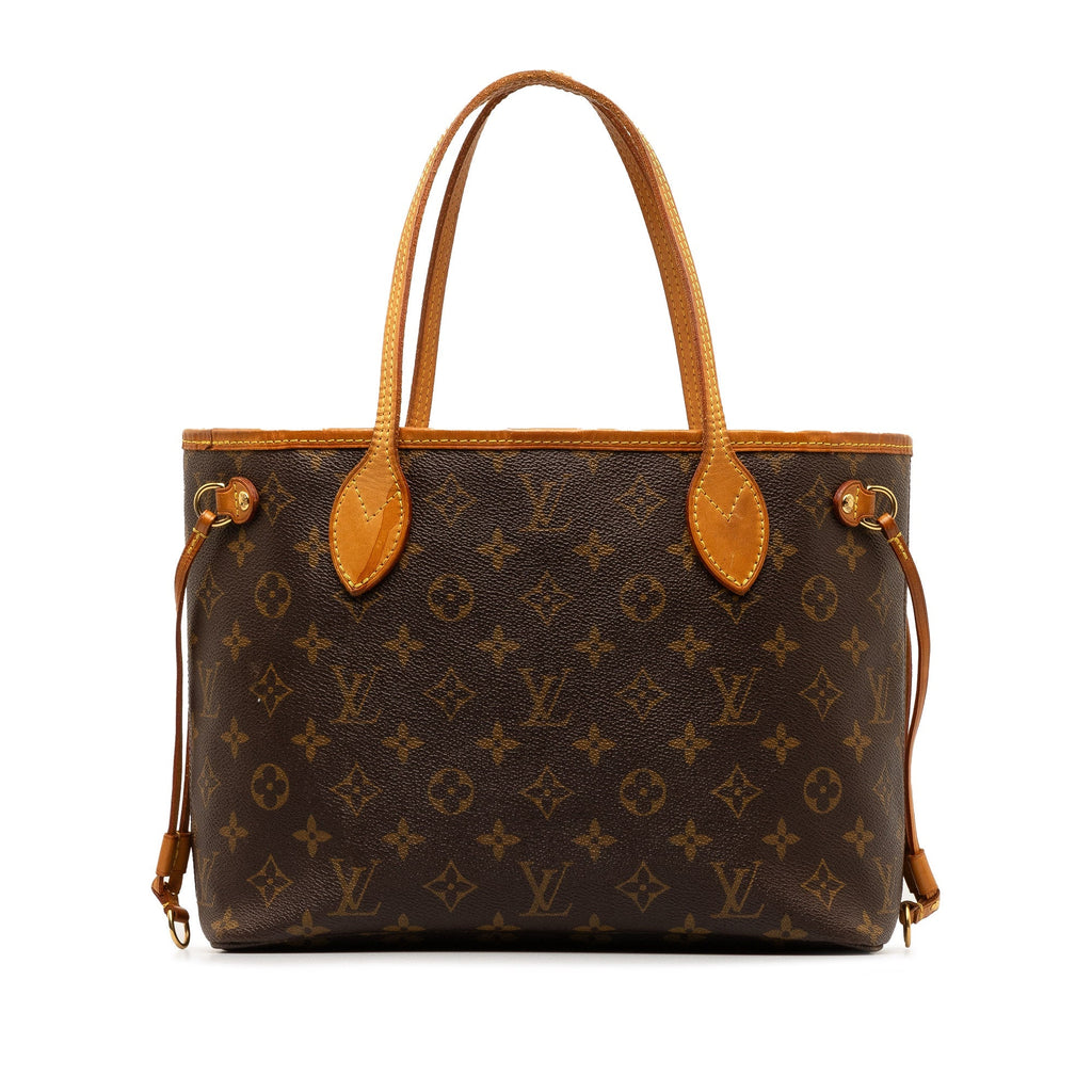 Brown Louis Vuitton Monogram Neverfull PM Tote Bag