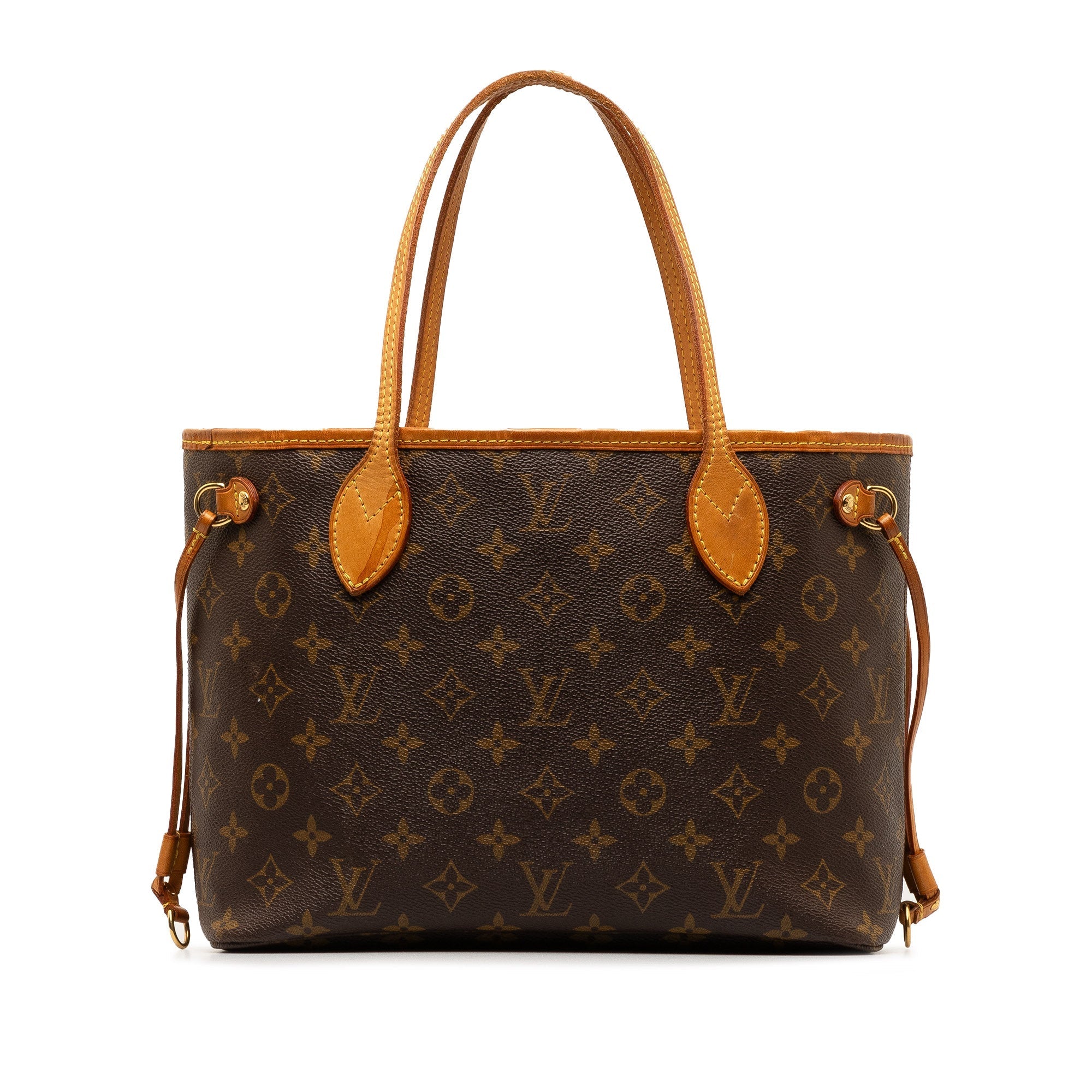 Brown Louis Vuitton Monogram Neverfull PM Tote Bag