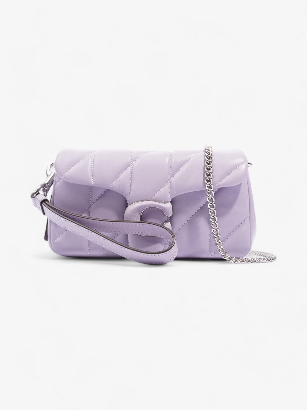 Coach Tabby Wristlet Lilac Nappa Leather