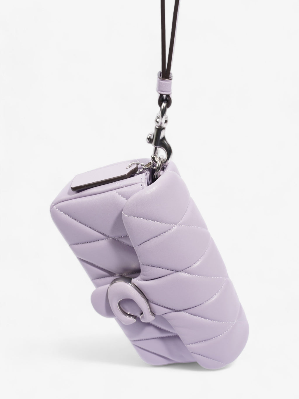Coach Tabby Wristlet Lilac Nappa Leather