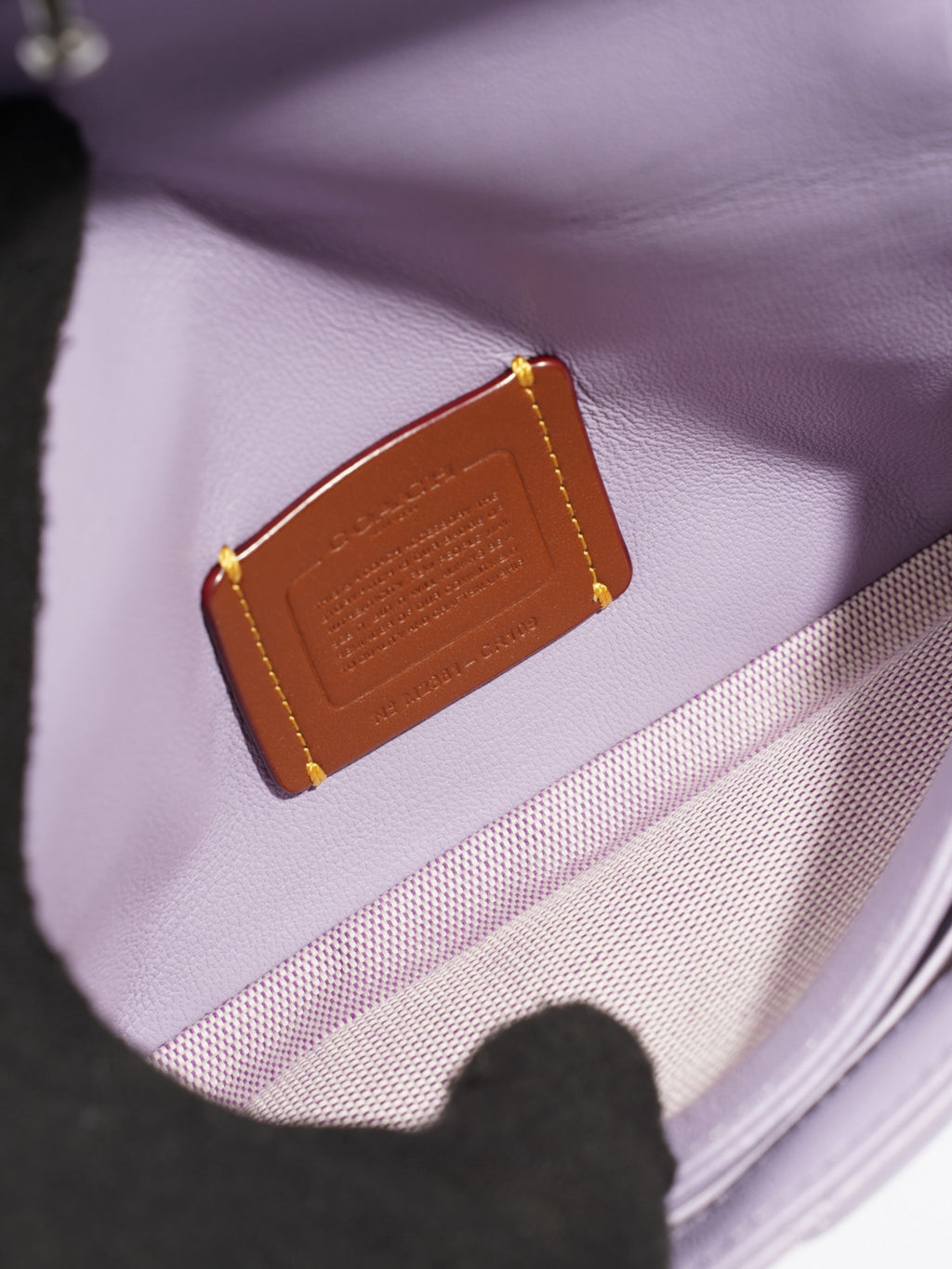 Coach Tabby Wristlet Lilac Nappa Leather
