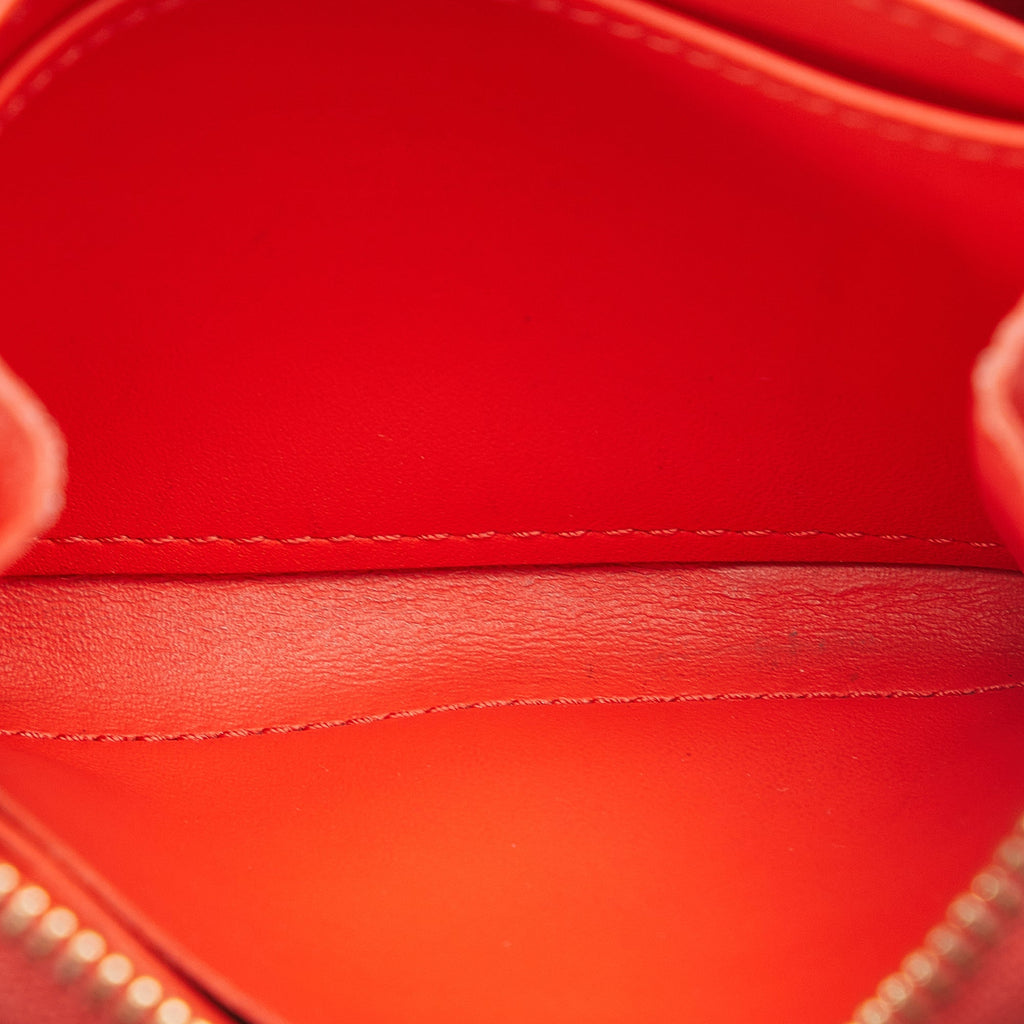 Red Louis Vuitton Metallic Vernis Degrade Zippy Coin Pouch