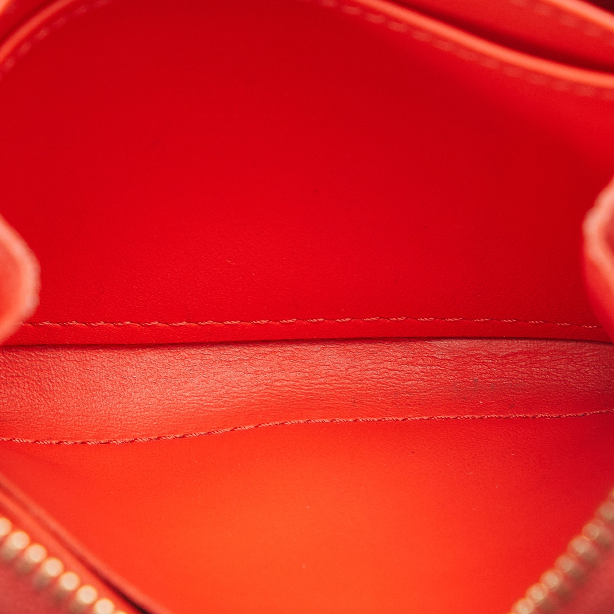 Red Louis Vuitton Metallic Vernis Degrade Zippy Coin Pouch