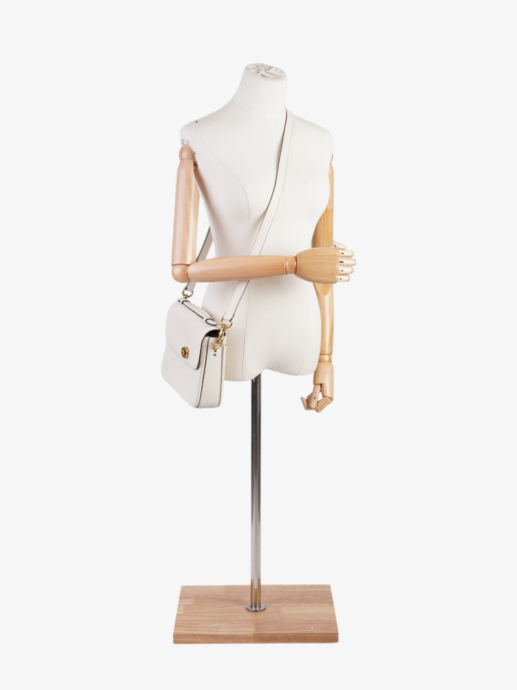 Coach Cassie White  Leather One size