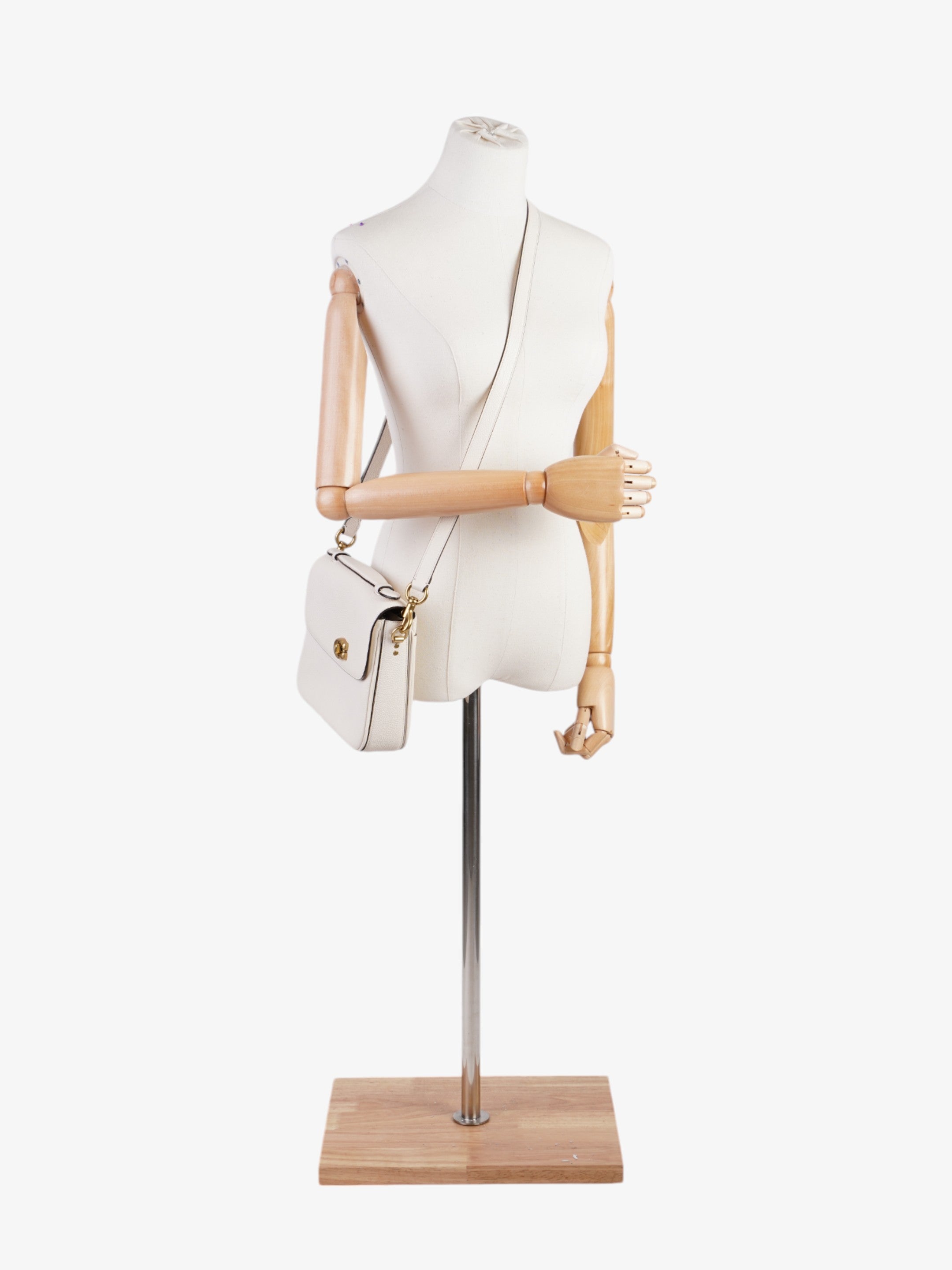 Coach Cassie White  Leather One size