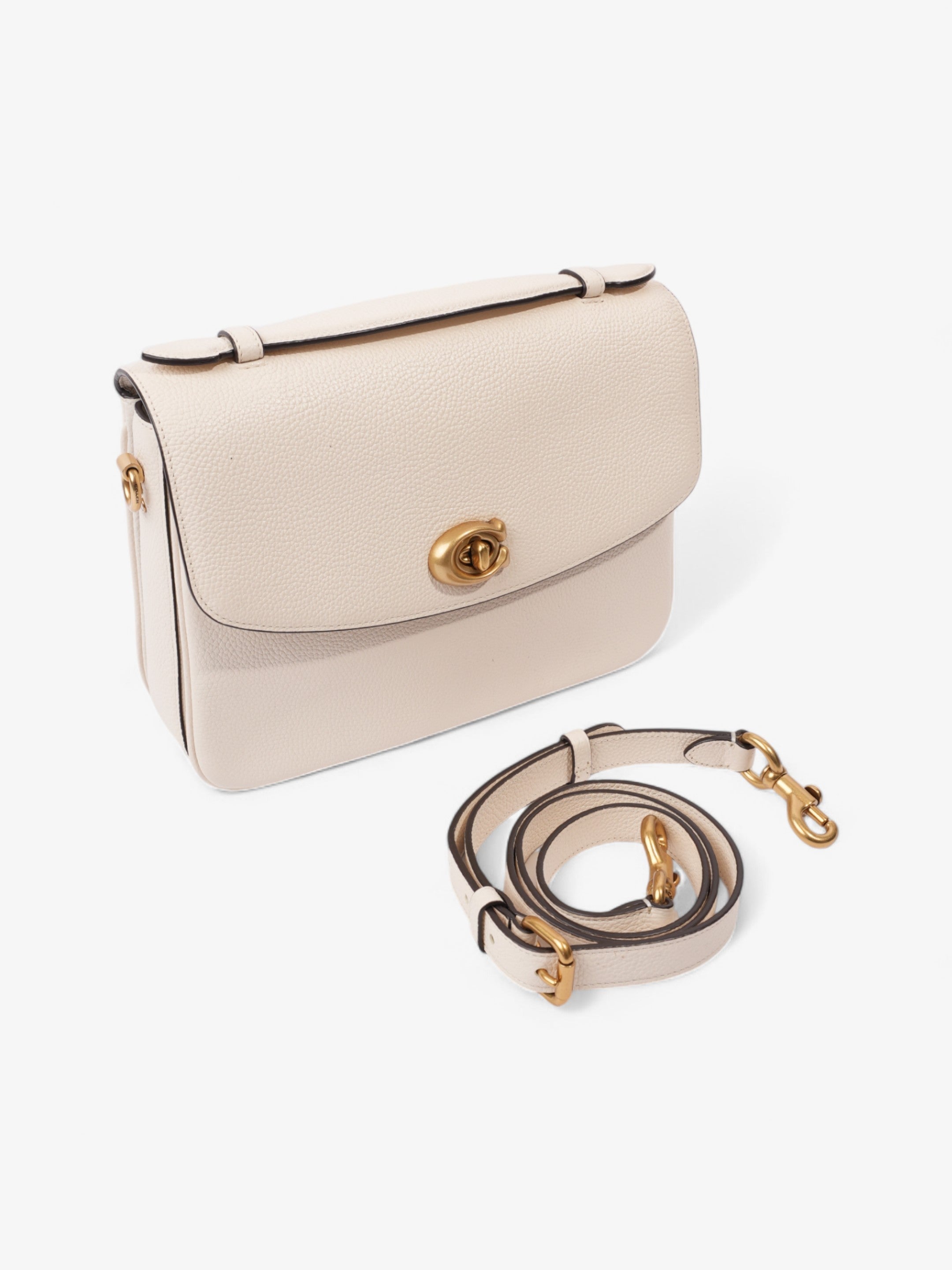 Coach Cassie White  Leather One size