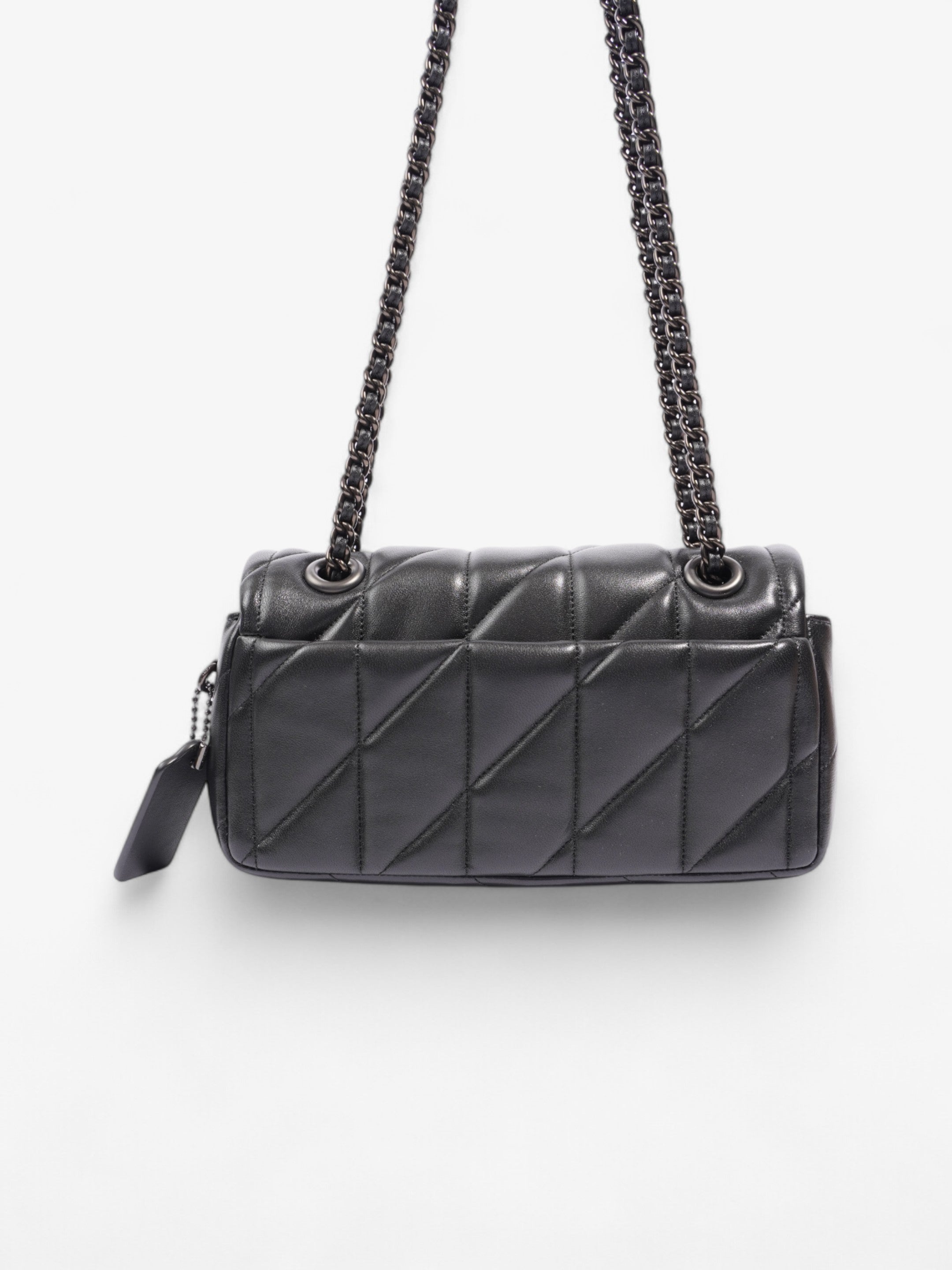 Coach Quilted Tabby Black Nappa Leather 20
