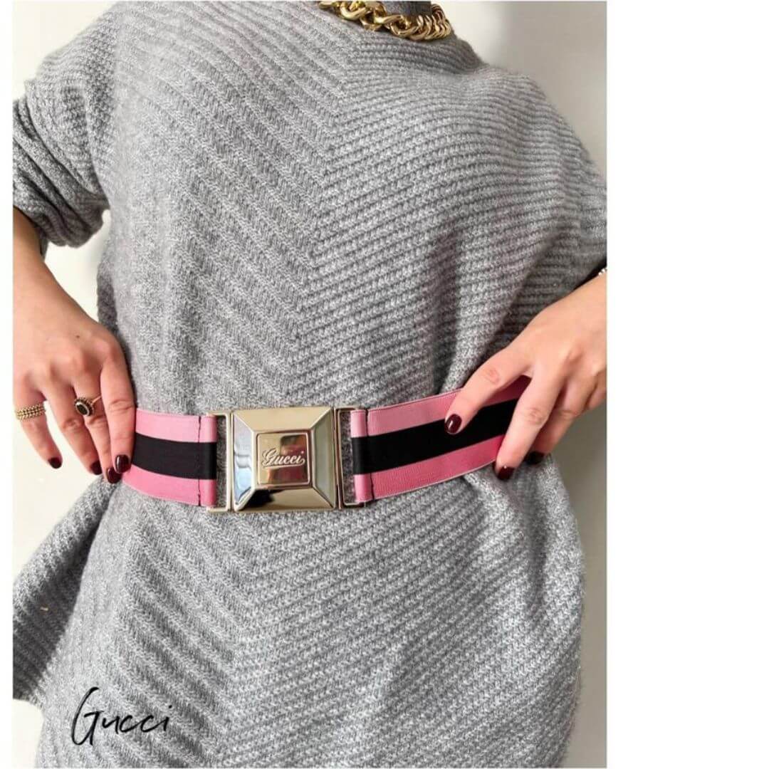 Cintura Gucci elasticizzata Tg 44