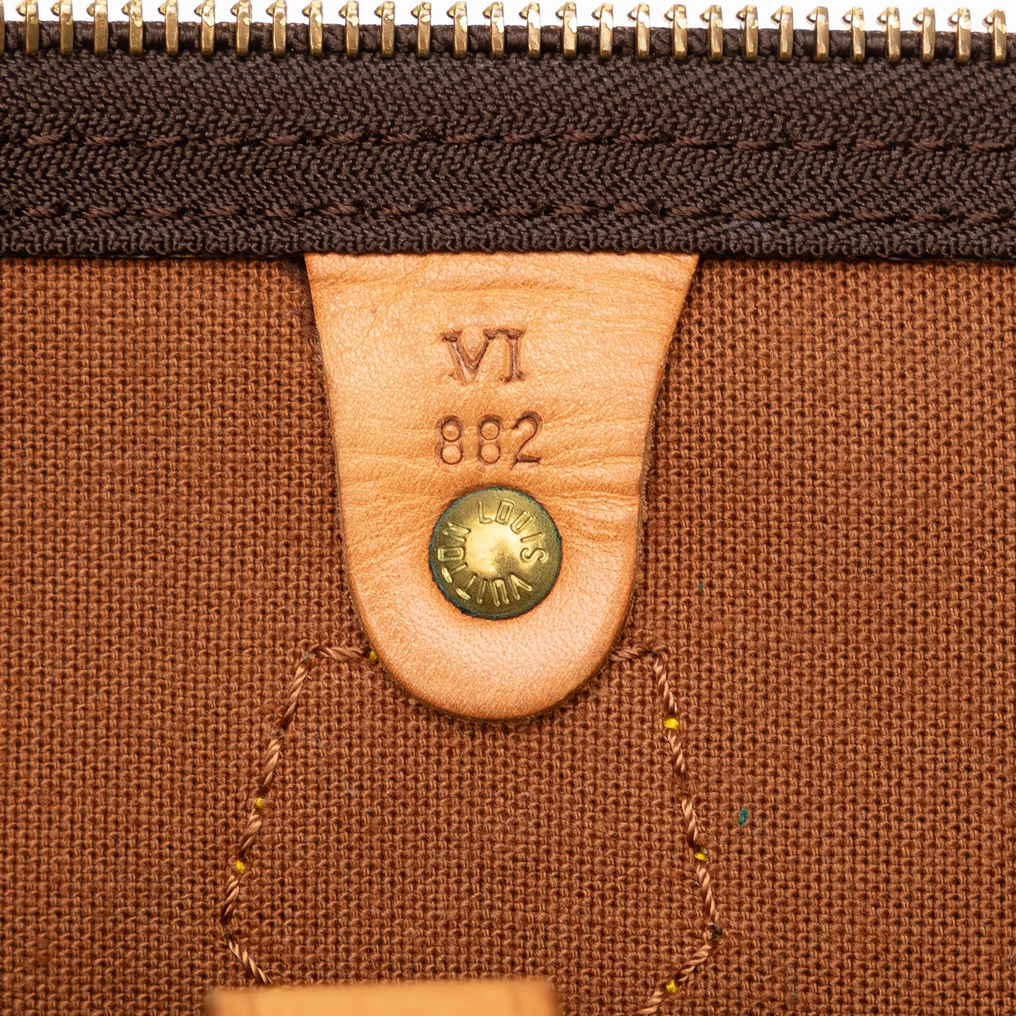 Brown Louis Vuitton Monogram Speedy 40 Boston Bag
