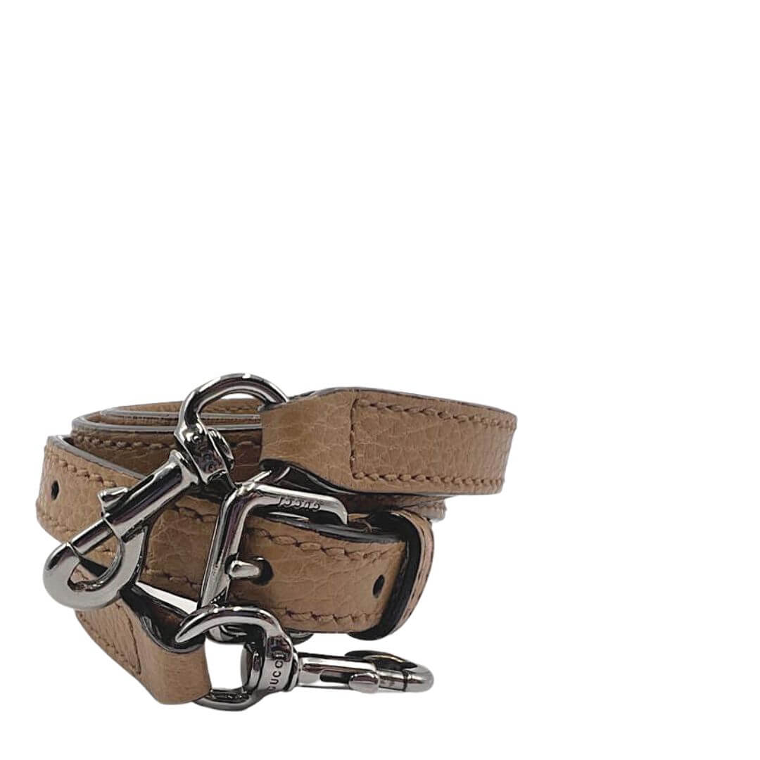 Tracolla amovibile Gucci marrone