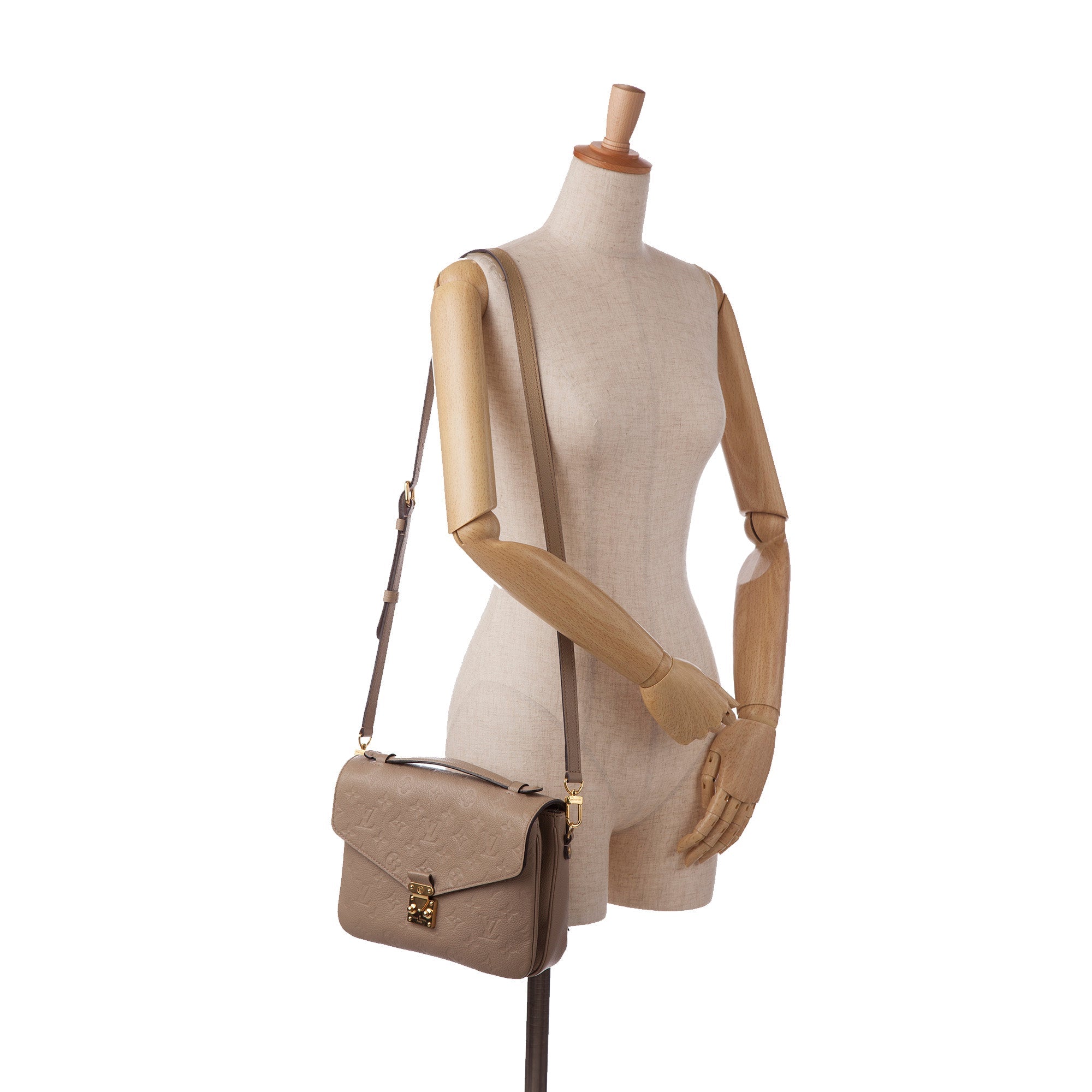 Louis Vuitton Pochette MÃƒÆ’Ã‚Â©tis Beige Monogram Empreinte