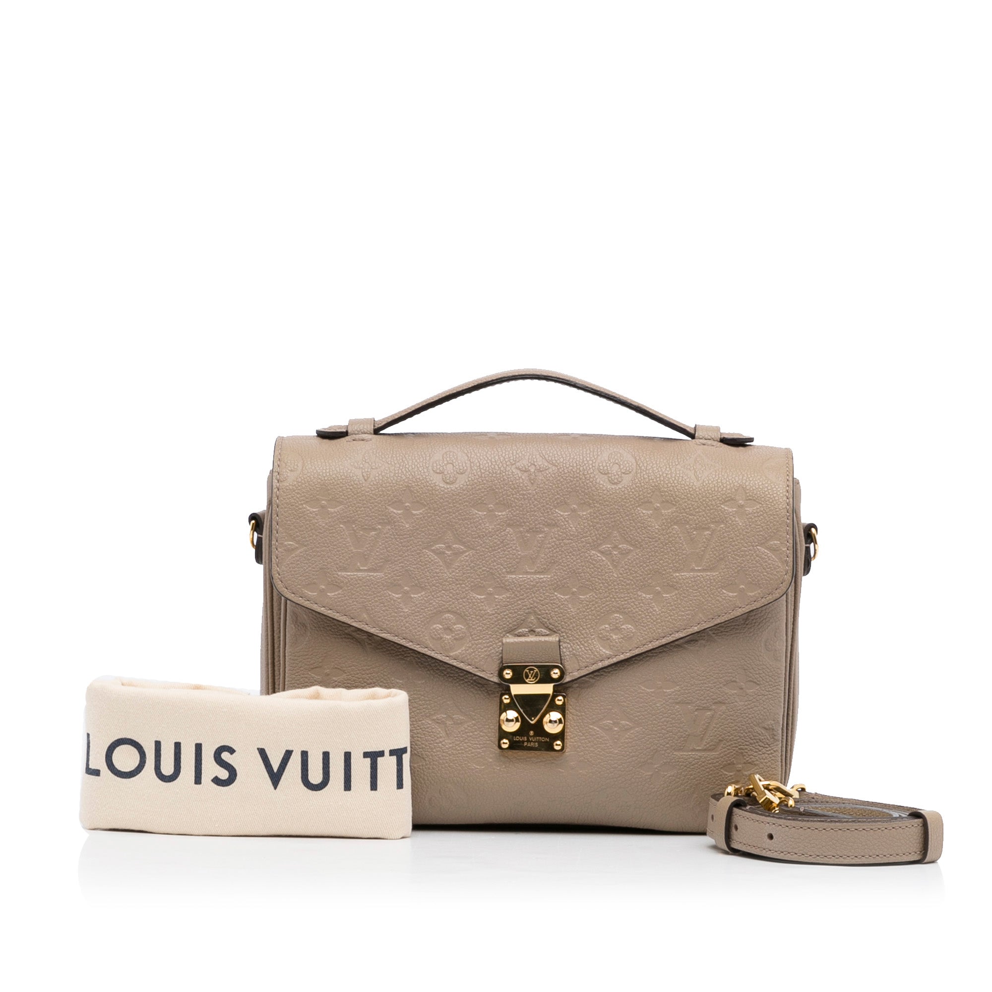 Louis Vuitton Pochette MÃƒÆ’Ã‚Â©tis Beige Monogram Empreinte