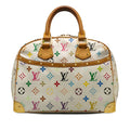 White Louis Vuitton Monogram Multicolore Trouville Handbag