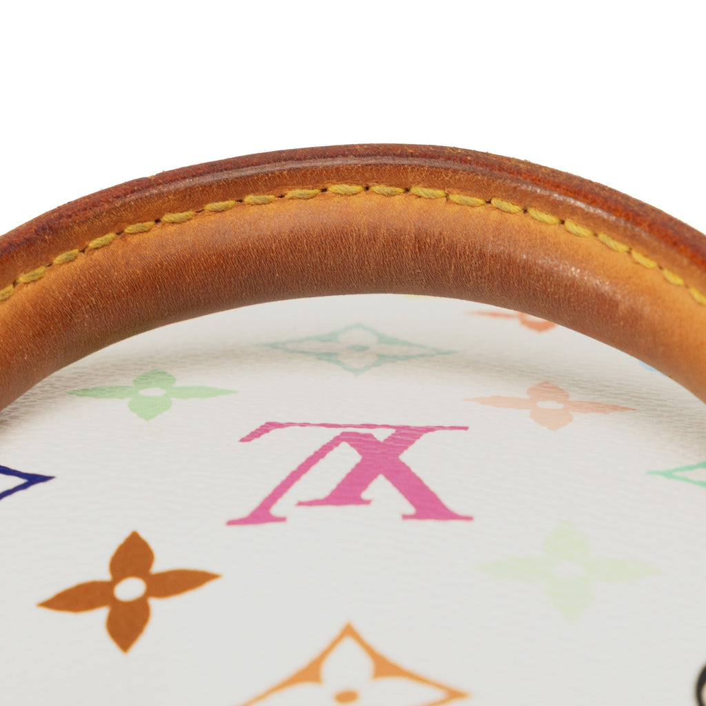 White Louis Vuitton Monogram Multicolore Trouville Handbag
