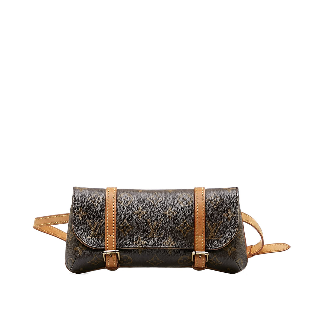 Brown Louis Vuitton Monogram Marelle Pochette Belt Bag