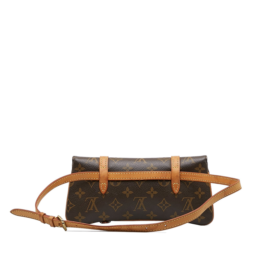 Brown Louis Vuitton Monogram Marelle Pochette Belt Bag