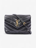 Saint Laurent Lou Lou Black Lambskin Leather Toy