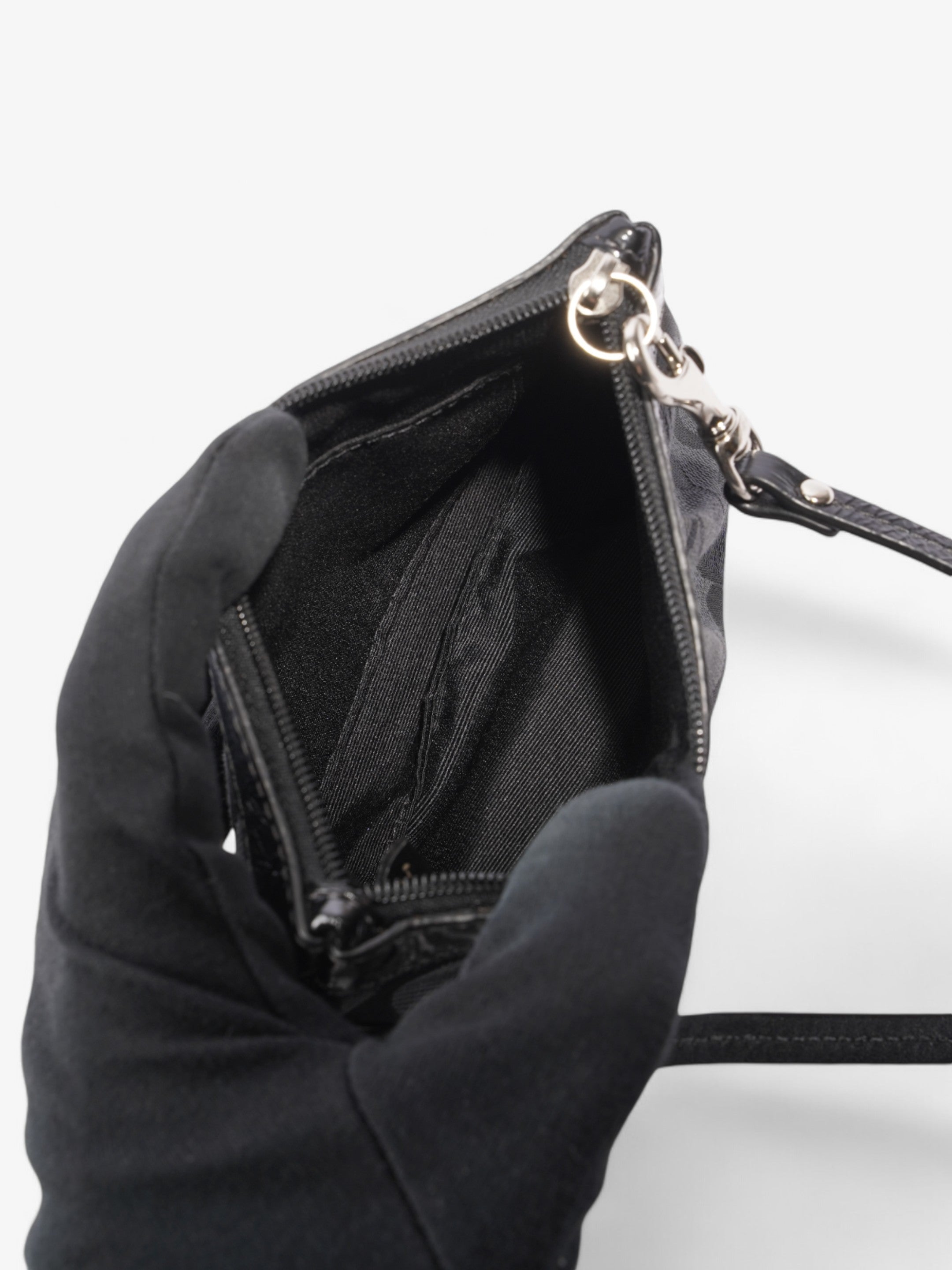 Coach Mini Bag Black Fabric