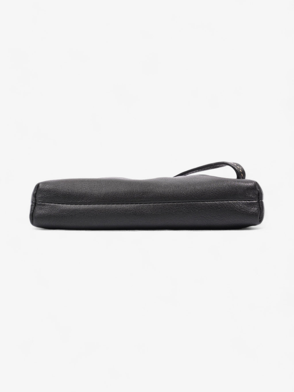 Coach Zipped Wristlet Black Leather