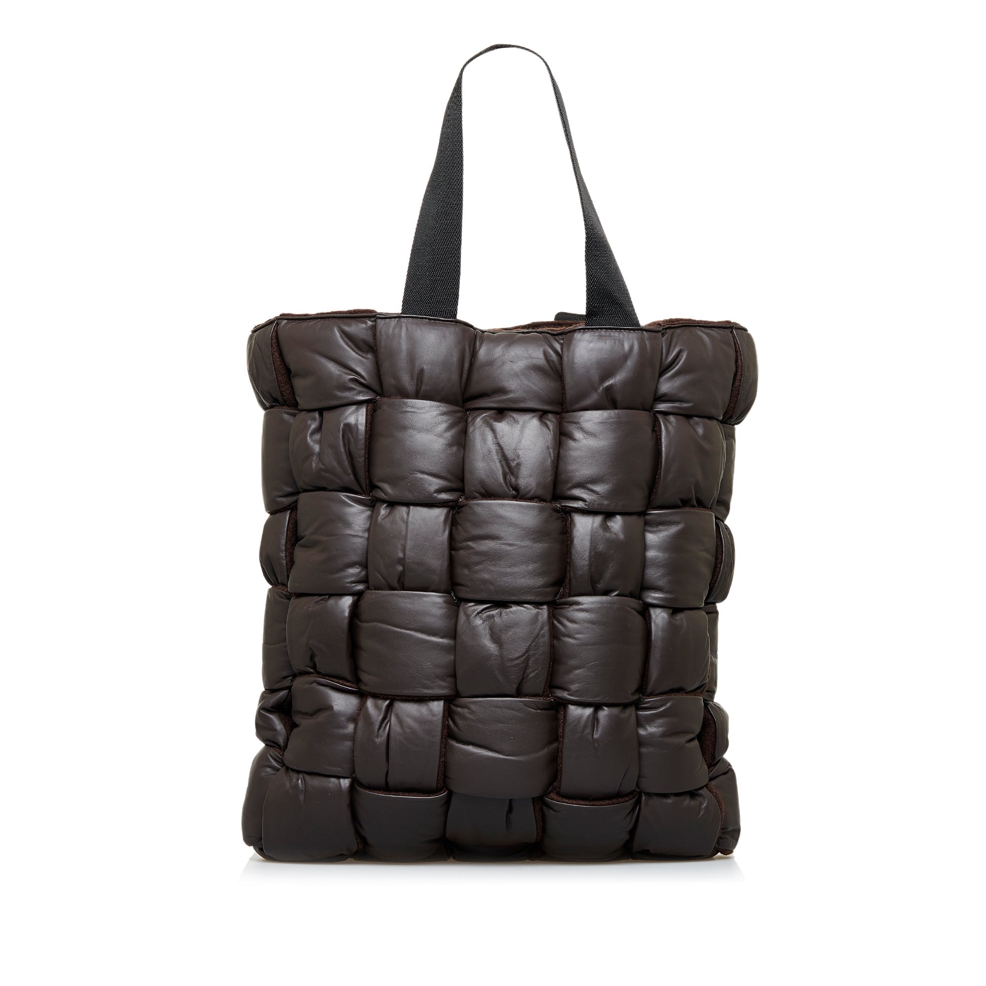 Brown Bottega Veneta Padded Maxi Intrecciato Tote