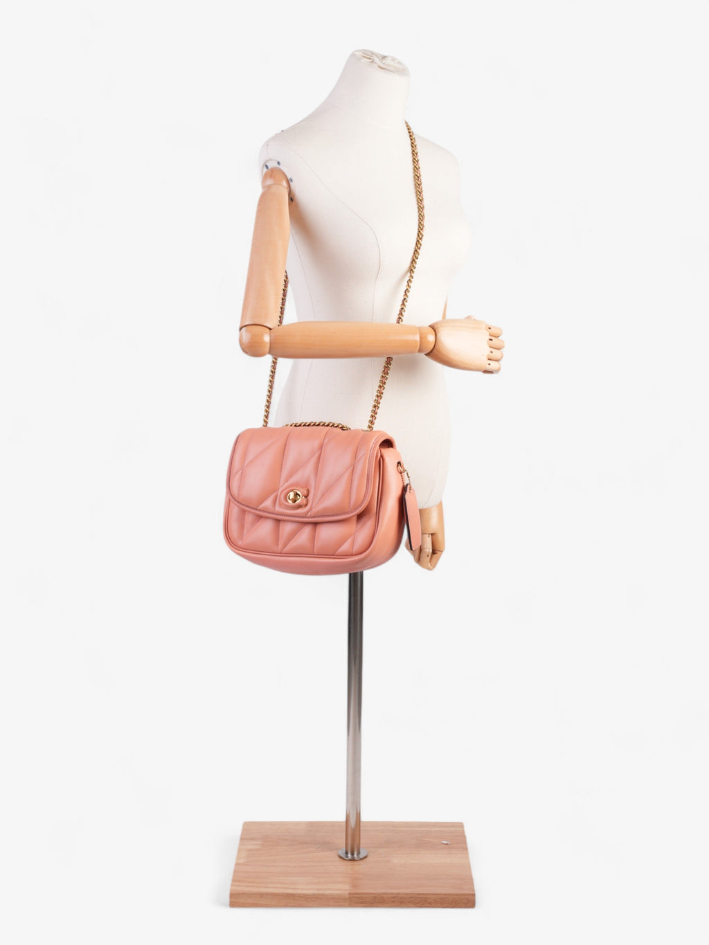 Coach Pillow Madison  Peach Leather