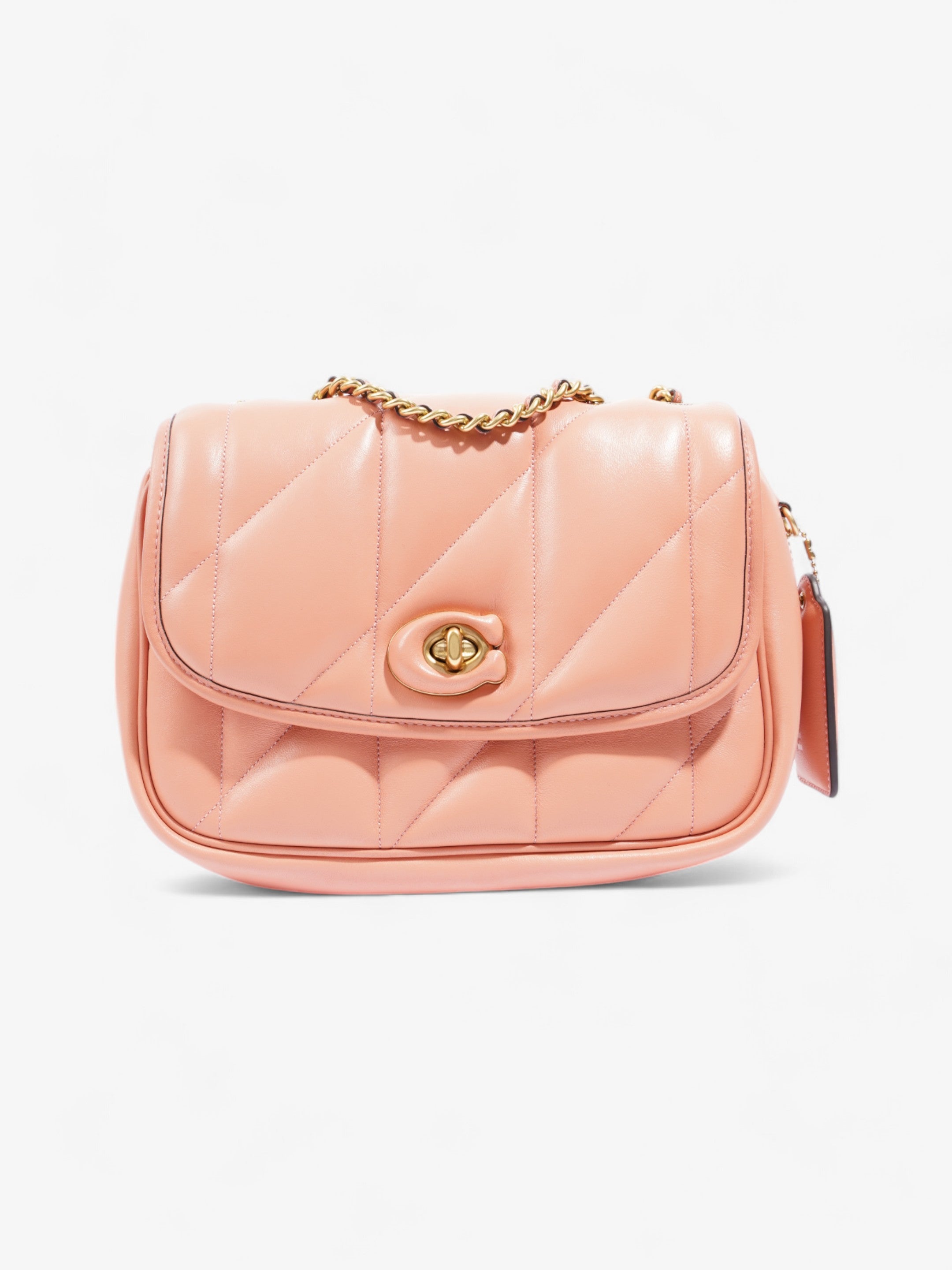 Coach Pillow Madison  Peach Leather