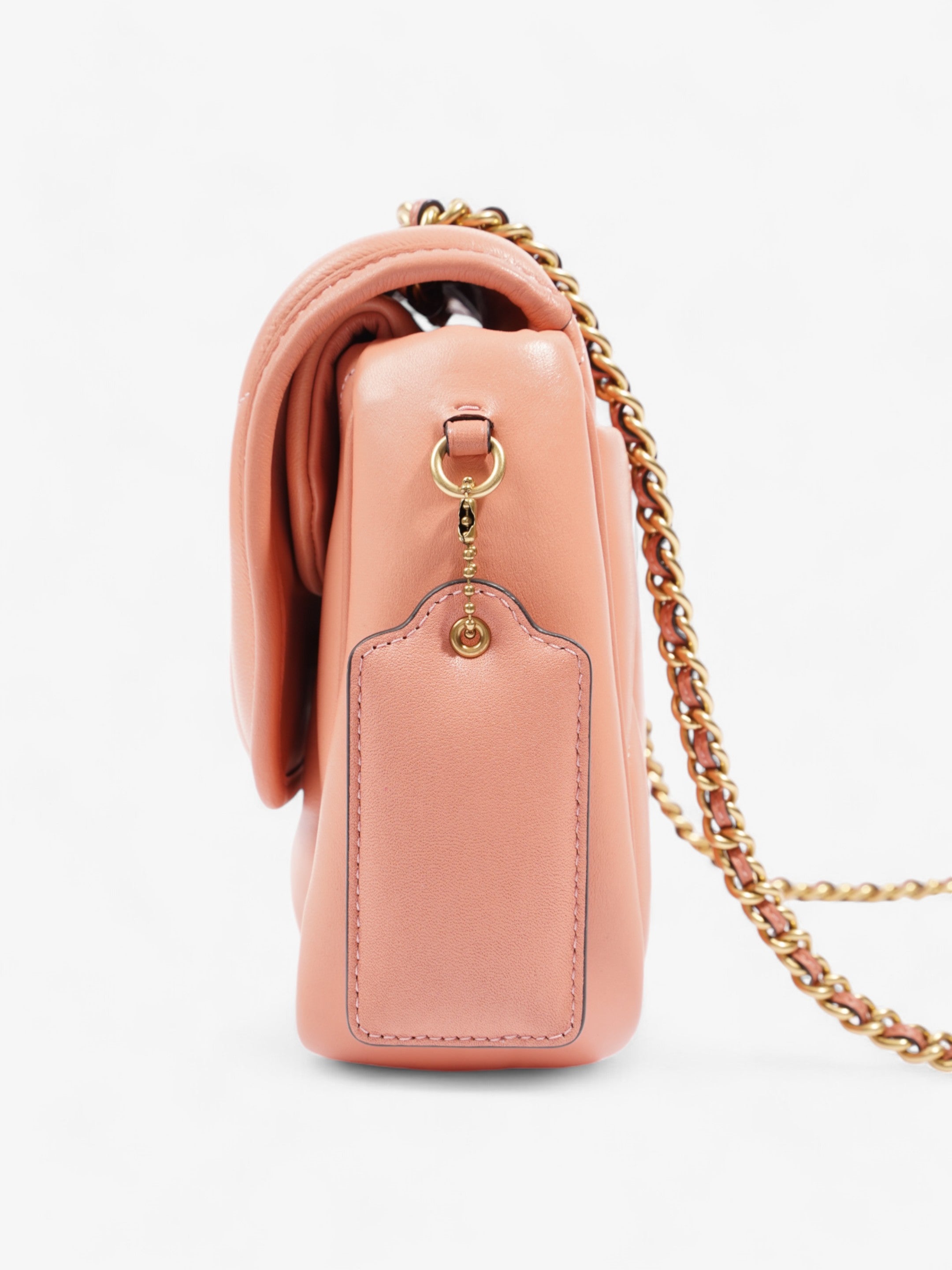 Coach Pillow Madison  Peach Leather