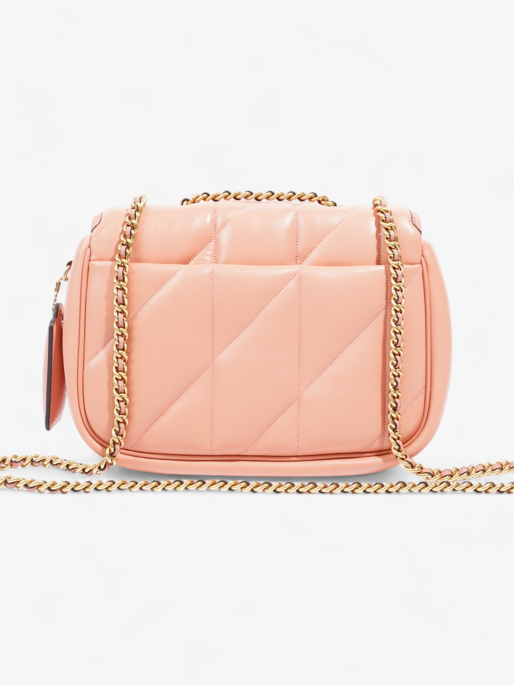 Coach Pillow Madison  Peach Leather