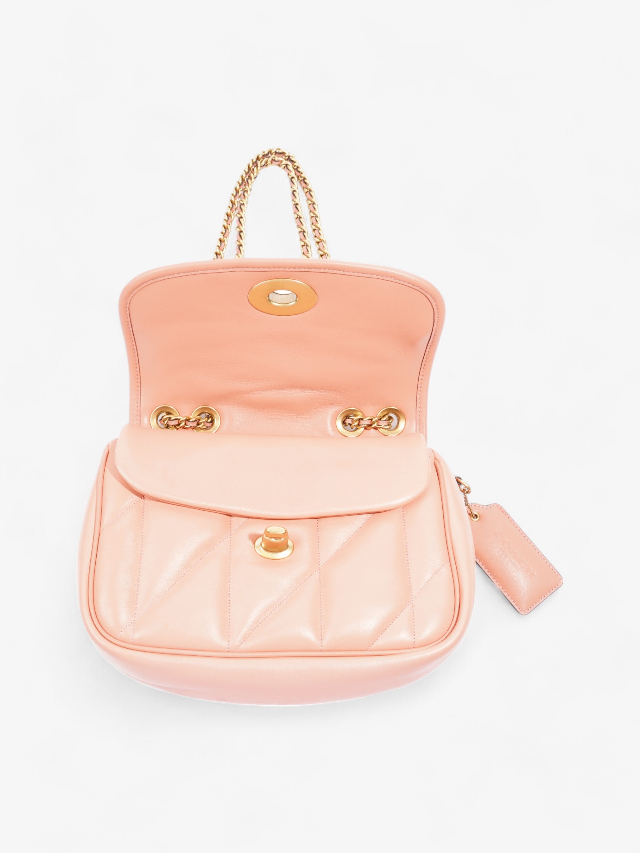 Coach Pillow Madison  Peach Leather